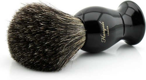 Shaving Set For Men With Black Badger Brush, 3 Edge Razor, Soap & Wood Box - Picture 7 of 8