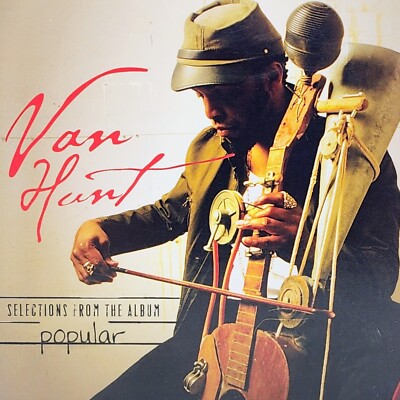 VAN HUNT Popular 4 UNRELEASED TRX NEVER RELEASE Album SAMPLER PROMO DJ CD
