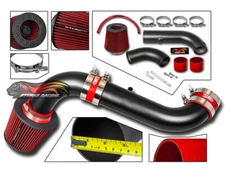 MATTE BLACK AIR INDUCTION INTAKE KIT + DRY FILTER FOR 03-10 Dakota 3.7L & 4.7L