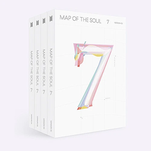 BTS [MAP Of THE SOUL:7] Album RANDOM CD+Foto Buch+Lyric+Buch+2 Karte+Sticker+etc