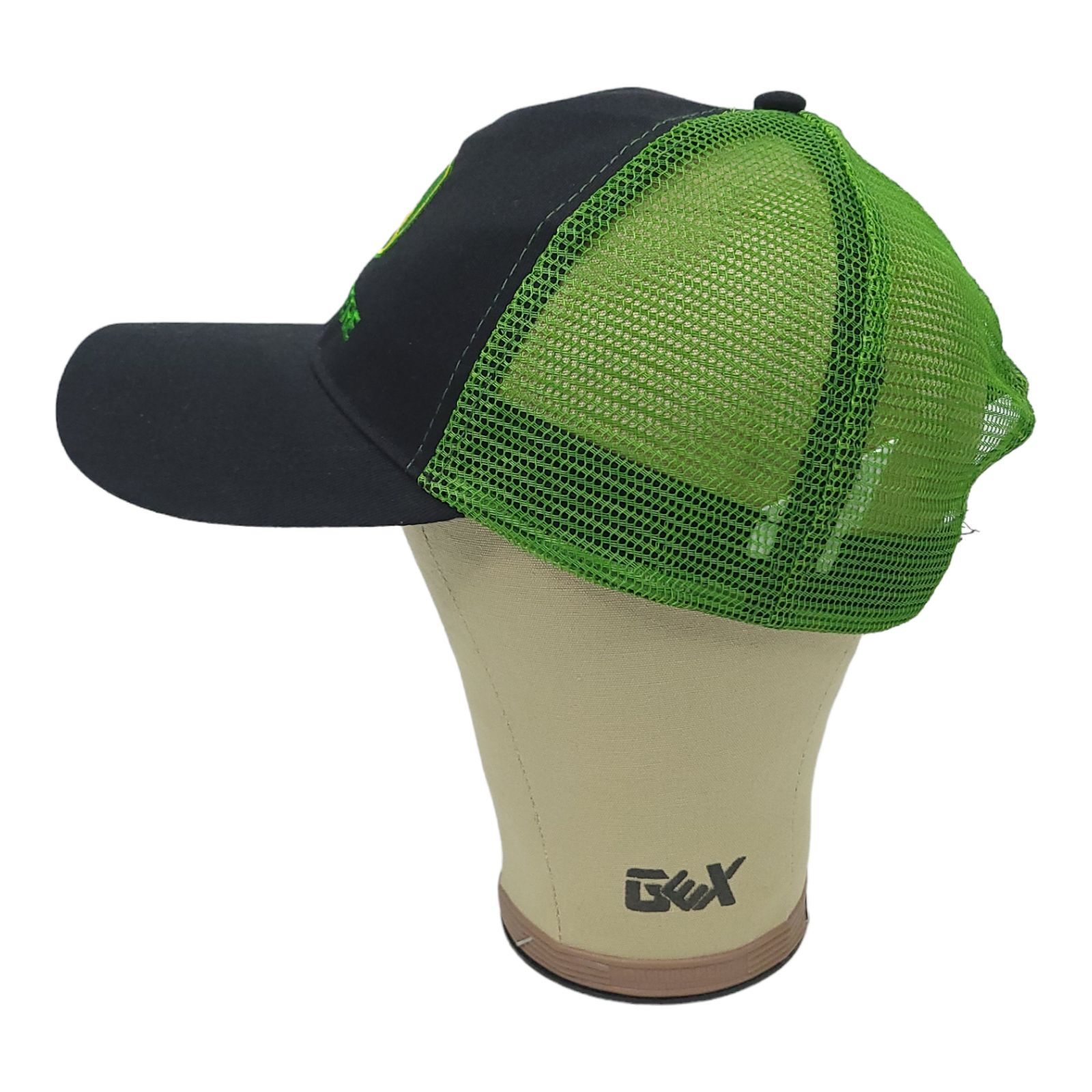 John Deere Mesh Patch Logo Strapback Cap Trucker … - image 8