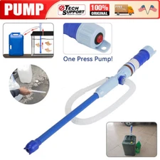Car Electric Syphon Handheld Portable Fuel Oil Liquid Fluid Transfer Oil Pump US