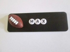 ID NAME TAG BADGE MAGNET OR PIN, FOOTBALL, MEDICAL,PEDIATRIC,OFFICE,SPORTS,COACH