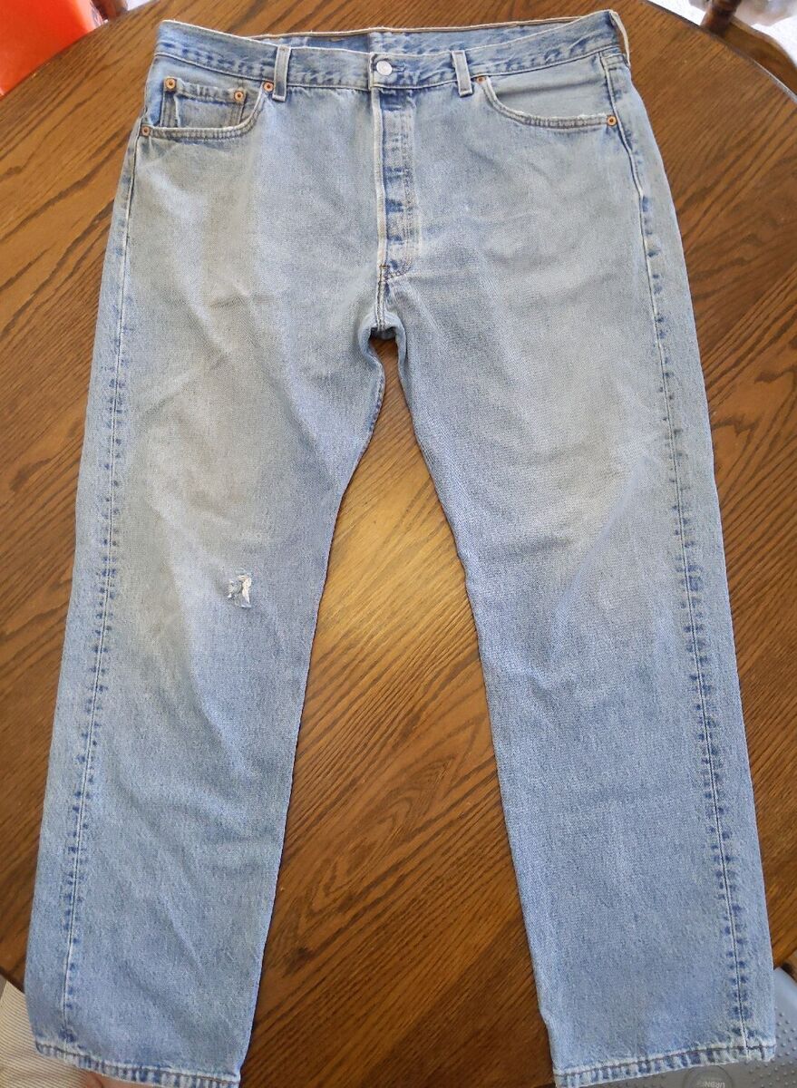 Vtg Levis jeans 501 actual 39 x 31 USA made 90s y2k Faded Vtg Levis jeans 501 actual 39 x 31 USA made 90s y2k Faded