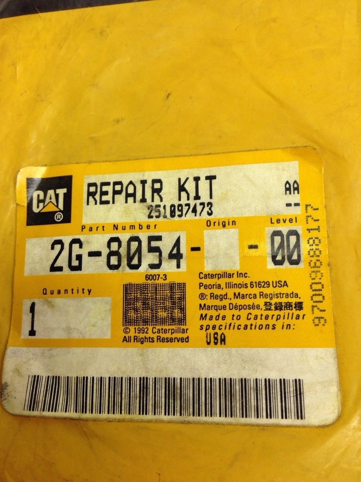 Caterpillar (Cat) 2G-8054 or 2G8054 Repair Kit | eBay