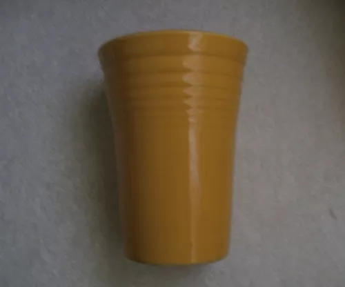 Vintage Fiesta Ware Yellow Water Tumbler Fiestaware Homer Laughlin