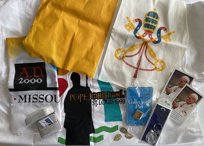 Pope John Paul II 1999 St Louis Pastoral  Visit Souvenir Lot JP270