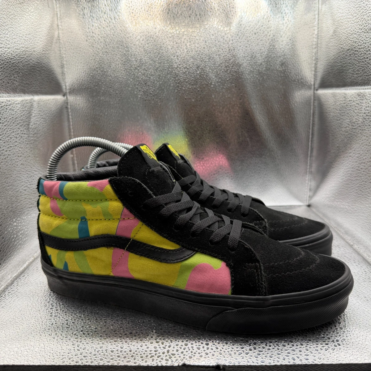 VANS SK8-MID PRO (CAMO) 8.5 スニーカー Vans Sk8- Reissue Mid Neon Camo for sale | eBay