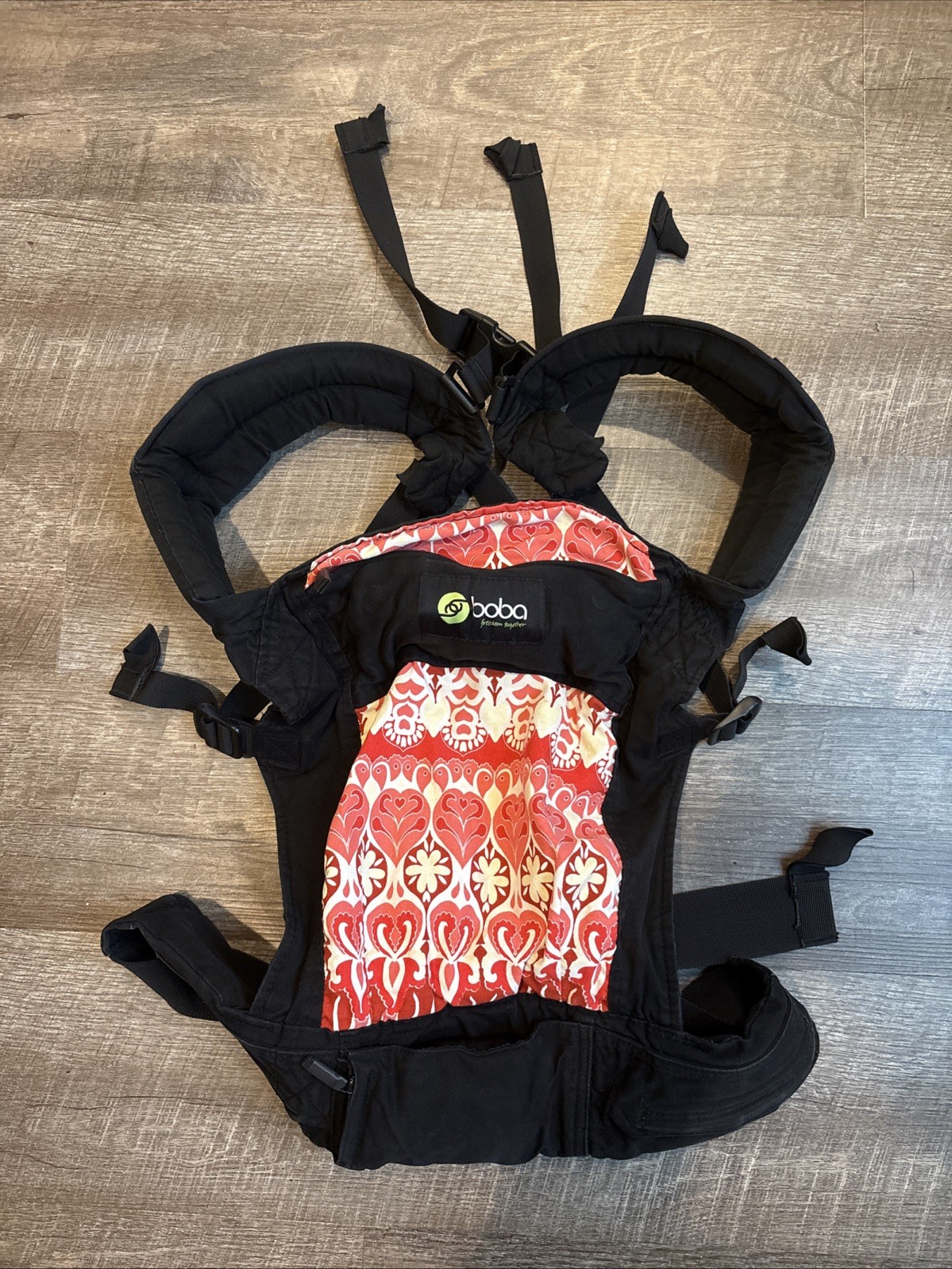 Boba 3G Baby Carrier Classic Pink/Red Black Freedom Together