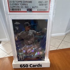 2018 Topps Chrome Sapphire Edition Baseball Cards 12
