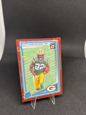 2025 Panini DR Optic Rated Rookie Matthew Golden #311 Red Pandora Prizm (RC)