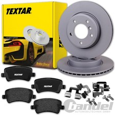 TEXTAR BREMSSCHEIBEN + BELÄGE HINTEN passend für VOLVO V70 V60 XC70 S60 S80