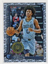 2025-26 Topps Basketball Jaylen Wells #183 Logo Foil 2024-25 NBA All Rookie Team