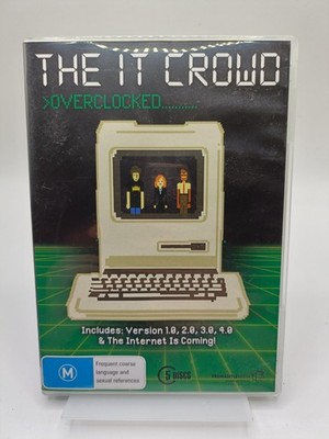 The It Crowd Overclocked 5 Disc Dvd SET Region 4 (26) Inc Version 1,2,3,4