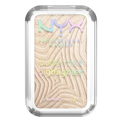 NYX PROFESSIONAL MAKEUP Buttermelt Highlighter, Powder Highlighter Makeup, Wi...