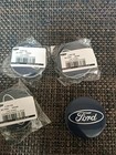 Genuine 4 set blue FORD CENTRE CAPS 54MM ALLOY WHEEL FITS MOST MODELS
