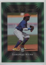 2025 Panini Donruss Elite Series Green Lazer Luisangel Acuna #18 4g8