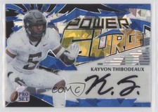 2022 Leaf Pro Set Metal Blue Crystals 17/25 Kayvon Thibodeaux #PS-KT1 Auto 0x5w