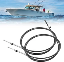 2PCS 9FT Outboard Throttle Cable Gen I Control Shift Cables For Mercury Mariner