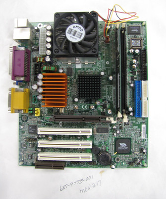 MS-6390 w/ PROCESSOR & 256MB RAM -CROSSFIRE MOTHERBOARD MS-6390-L -WORKS- MY5