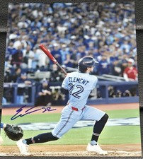 Ernie Clement Toronto Blue Jays 2025 World  Series Autographed 8x10 Signed Photo