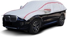 Half Car Cover Snow, Hail Car Cover with Cotton Liner, Sunroof Windshield C...