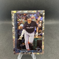 2025 Topps Series 2 Jonah Bride Diamante Foil #585 Miami Marlins