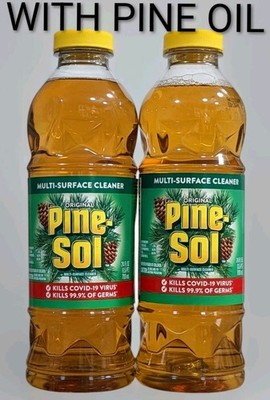 2 - Pine Sol Original Formula Pine Oil Multi Surface Cleaner - 24 Fl Oz Each