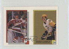 1988-89 O-Pee-Chee Album Stickers Dale Hunter Mario Lemieux #73-204 HOF 0q3