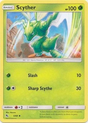 Scyther~5/68~NM~Hidden Fates~PKM
