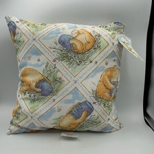 Vintage 90s Disney Winnie the Pooh Pillow 14x14 Honey Pot Classic Made USA