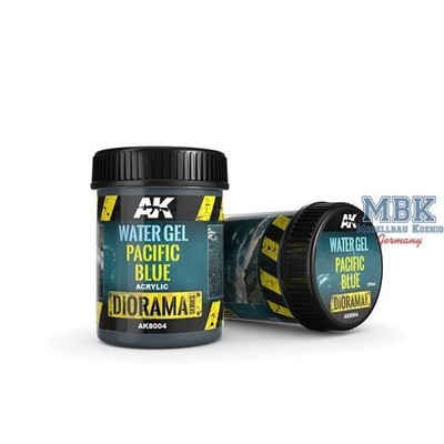 AK Interactive S.L. AK-8004 WATER GEL PACIFIC BLUE