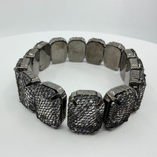 Gothic Chunky Statement Mesh Bracelet Dark Aesthetic Y2K Festival Party Gift