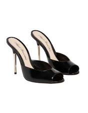 Brittina Mules in Black, Size: 7