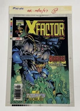 X-Factor 141 Color Separation Films 3M Comic Cover Production Art Transparency