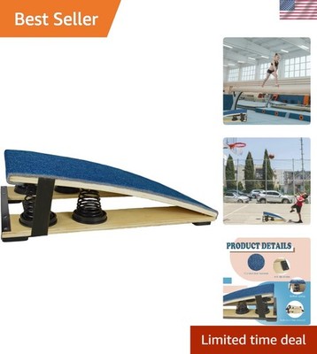 Blue Spring Assisted Springboard Spring Boards for Children Wooden Spring Ped...