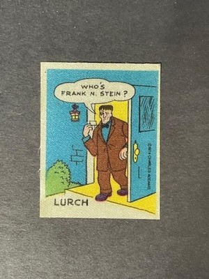 VINTAGE 1973 HANNA BARBERA PRODUCTIONS STICKER - LURCH - missing backing