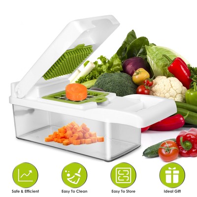 Vegetable Chopper Vegetable Cutter, 12 in 1 Multi-Functional Kitchen Gadget Set