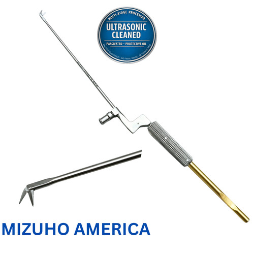 MIZUHO AMERICA 07-829-41 Micro Forceps Spring Handle 10"-Ultrasonically Cleaned