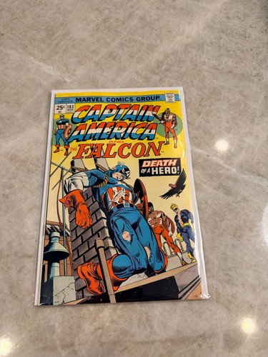 Captain America Falcon #183 1975 Marvel Comic Bronze Age F-VG Death Hero Nomad