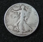 1934 d - WALKING LIBERTY HALF DOLLAR 50c   -   F  -  Silver