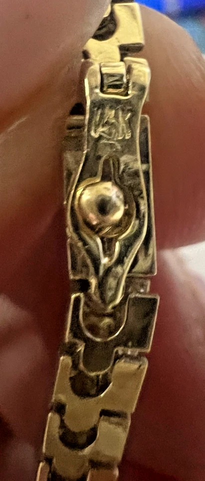 Impresionante Brazalete Tenis Diamantes Oro Amarillo 14K 7" LARGO Moderno 3.40 TCW 3.2mm Foto 4 de 4