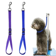 Pet Dog Grooming Loops,2 Pack Adjustable Nylon Restraint Noose Loop, Pet Groo...