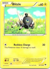 Blitzle BREAKpoint 48/122 Common Pokemon Near Mint Pokemon Card