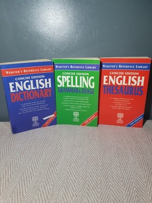 2003 - Webster's Reference Library Concise Edition English Set