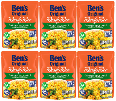 Ben's Original Ready Rice Garden Vegetable 6 Pack