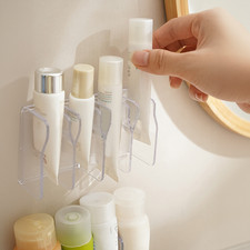 Vertical Toothpaste Holder Wall Mount for Facial Cleanser Hand Cream Storage
