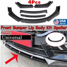Universal Front Bumper Splitter Lip Diffuser Spoiler Body Kit Full Surrounded Universal Front Bumper Splitter Lip Diffuser Spoiler Body Kit Full Surrounded
