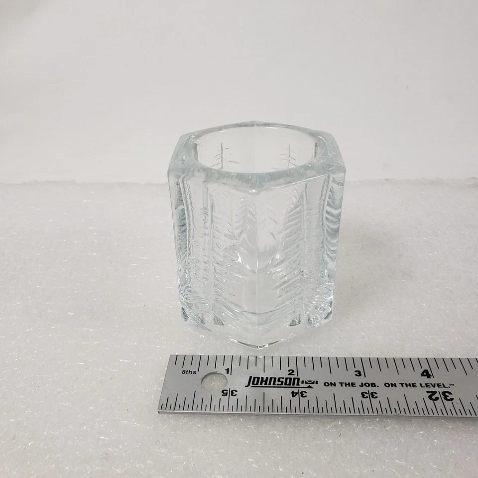 Studio Nova Crystal Winters Eve Christmas Holiday Trees Votive Candle Holder - Image 4 of 4