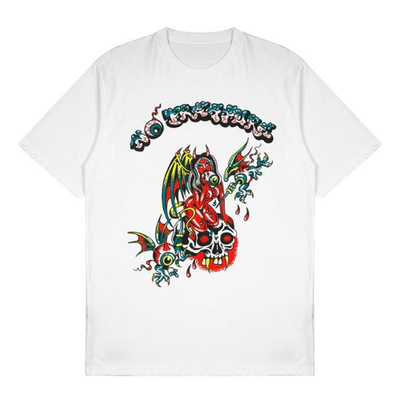 #ad Rare No Pressure Devil Girl Short Sleeve White S to 5XL Tee Shirt TU986 $21.84